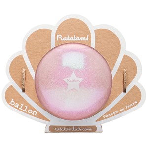 Ballon coquillage rose (10 cm)