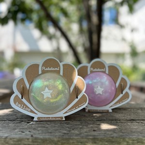 Ballon coquillage rose (10 cm)