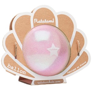 Ballon coquillage rose (10 cm)
