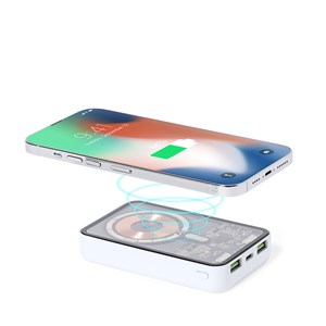 Powerbank sans fil bramson de 15w magsafe magnétique de 5.000 mah.
