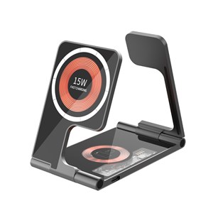 Base de chargement pliable 5 en 1. Base magsafe 15w.