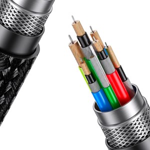 Câble usb-c vers lightning pd20w. Longueur : 0,25 mètres, od 3,5mm.