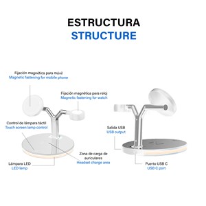 Station de charge rapide 3 en 1 sans fil qi, magsafe, prend en charge.
