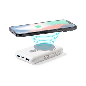 Power bank solaire sans fil 15w. Magnétique. 8000 mah. 2 sorties usb et 1 type c