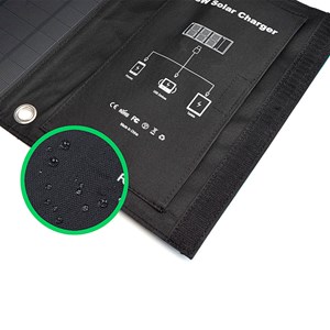 Chargeur solaire pliable 21w. Pour tablette, pc, smartphone, appareil photo, etc