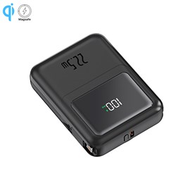 Powerbank 10.000mah avec chargement rapide pd22,5w et chargement sans fil de 15w