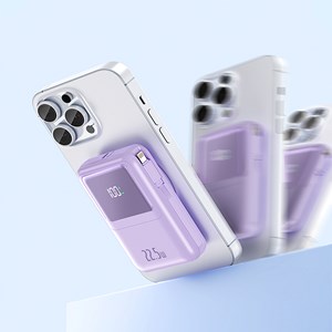 Powerbank 10.000mah avec chargement rapide pd22,5w et chargement sans fil de 15w