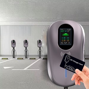 Station de charge monophasée s02. Pour voitures électriques ac pour la maison.