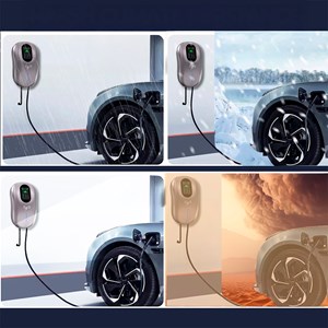 Station de charge monophasée s02. Pour voitures électriques ac pour la maison.