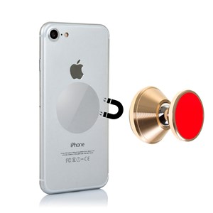 Support magnétique pour voiture avec rotation 360 et réglage de l'inclinaison.