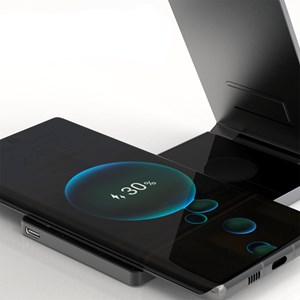 Stand support chargeur pliable magsafe 4 en 1. Charge sans fil qi + magsafe.