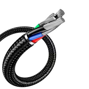 Câble usb-c à usb-c de 100w pd, charge rapide, écran numérique, 1,2 mètres.