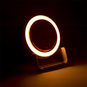 Lampe chargeur multifonction sans fil 10w. 12 leds. 3 positions de lumière.