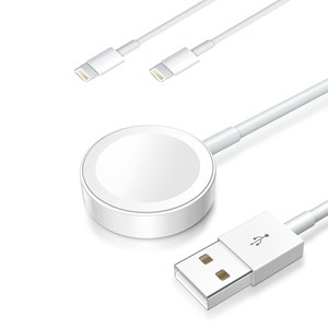 Chargeur double lightning et base de chargement compatible avec apple watch