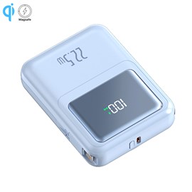 Powerbank 10.000mah avec charge rapide pd22,5w et charge sans fil de 15w.