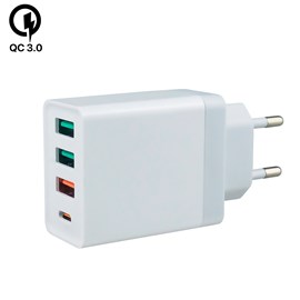 Chargeur usb avec double port de 20 w + double port de 2,4 a. Prise: us&nbsp;eu