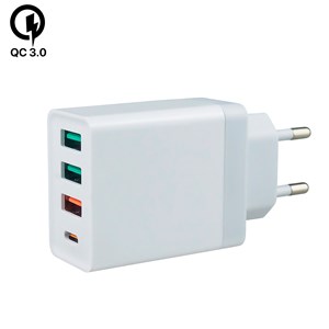 Chargeur usb avec double port de 20 w + double port de 2,4 a. Prise: us&nbsp;eu