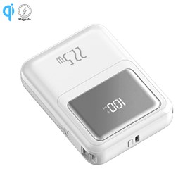 Powerbank 10.000mah avec charge rapide pd22,5w et charge sans fil de 15w.