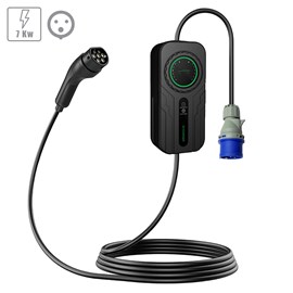 Chargeur a03 pour voiture électrique type 2, ev et phev, avec 32a et 7kw.