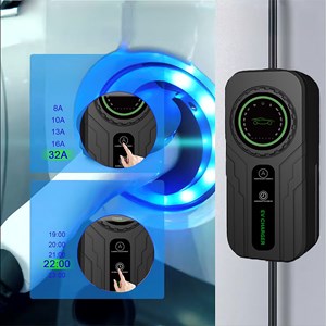 Chargeur a03 pour voiture électrique type 2, ev et phev, avec 32a et 7kw.