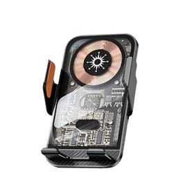 Chargeur pour voiture qi 15w c10 avec rotation à 360°. Pour prise d'air.