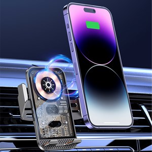 Chargeur pour voiture qi 15w c10 avec rotation à 360°. Pour prise d'air.