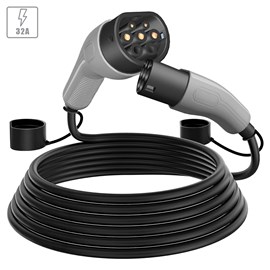 Câble de charge monophasé pour véhicules électriques de type 2 à type 2.