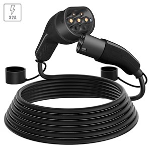 Câble de charge monophase pour véhicules électriques de type 2 à type 2.