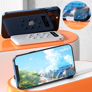 Powerbank 10.000mah avec ventouses pour fixation arrière au smartphone.