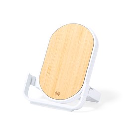 Chargeur nature en bambou et en tige de blé sans fil 10w. Charge rapide