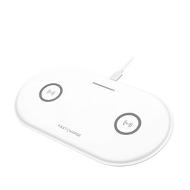 Chargeur sans fil qi compatible avec la charge rapide fast charge, 15w.