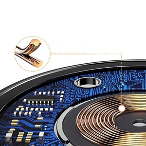 Chargeur sans fil qi compatible avec la charge rapide fast charge, 15w.