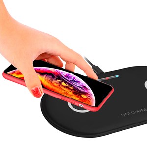 Chargeur sans fil qi compatible avec la charge rapide fast charge, 15w.