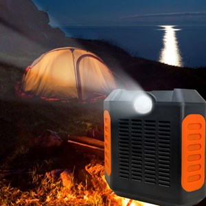 Station d'énergie portable xy-200, 500w. Sorties dc 12v et 24v, usb.