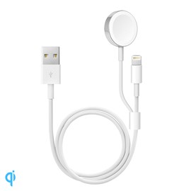 Chargeur lightning et station de charge compatible avec apple watch