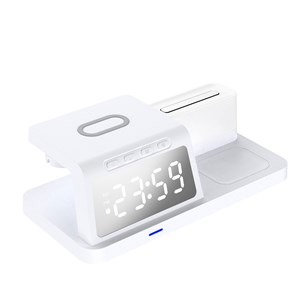 Chargeur sans fil multifonction 6 en 1 : chargeur sans fil qi 15w.