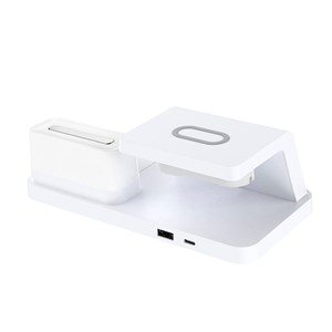 Chargeur sans fil multifonction 6 en 1 : chargeur sans fil qi 15w.