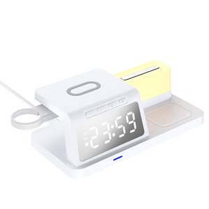 Chargeur sans fil multifonction 6 en 1 : chargeur sans fil qi 15w.