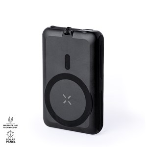 Powerbank solaire haryin de 5.000 mah. Charge sans fil qi 5w.