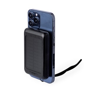 Powerbank solaire haryin de 5.000 mah. Charge sans fil qi 5w.