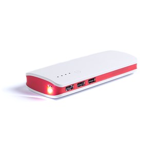 Power bank 1 led. 10000 mah. 3 sorties usb. Entrée micro usb.