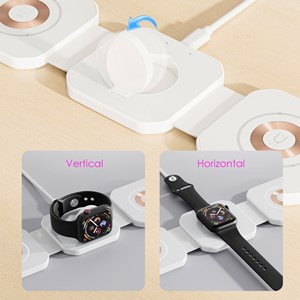 Chargeur sans fil 3 en 1 j-m20, magsafe. Pour smartphone 15w.