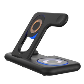 Base de chargement pliable 5 en 1. Base magsafe 15w réglable.