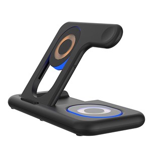 Base de chargement pliable 5 en 1. Base magsafe 15w réglable.