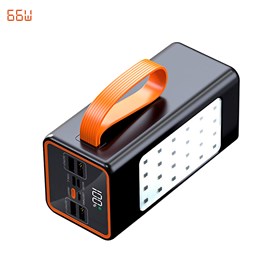 Powerbank 50.000mah avec charge rapide pd22,5w, 4 ports usb.