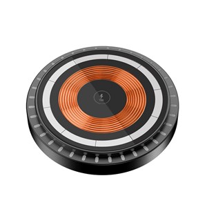 Base de chargement magsafe 15w avec lumières led ambiantes.