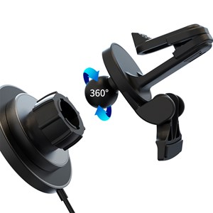 Chargeur de voiture sans fil magsafe pour prise d'air, 15w.