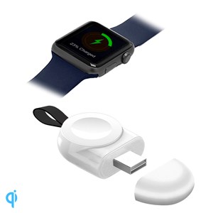 Chargeur compact de voyage usb compatible avec apple watch.