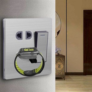 Chargeur compact de voyage usb compatible avec apple watch.