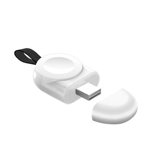 Chargeur compact de voyage usb compatible avec apple watch.